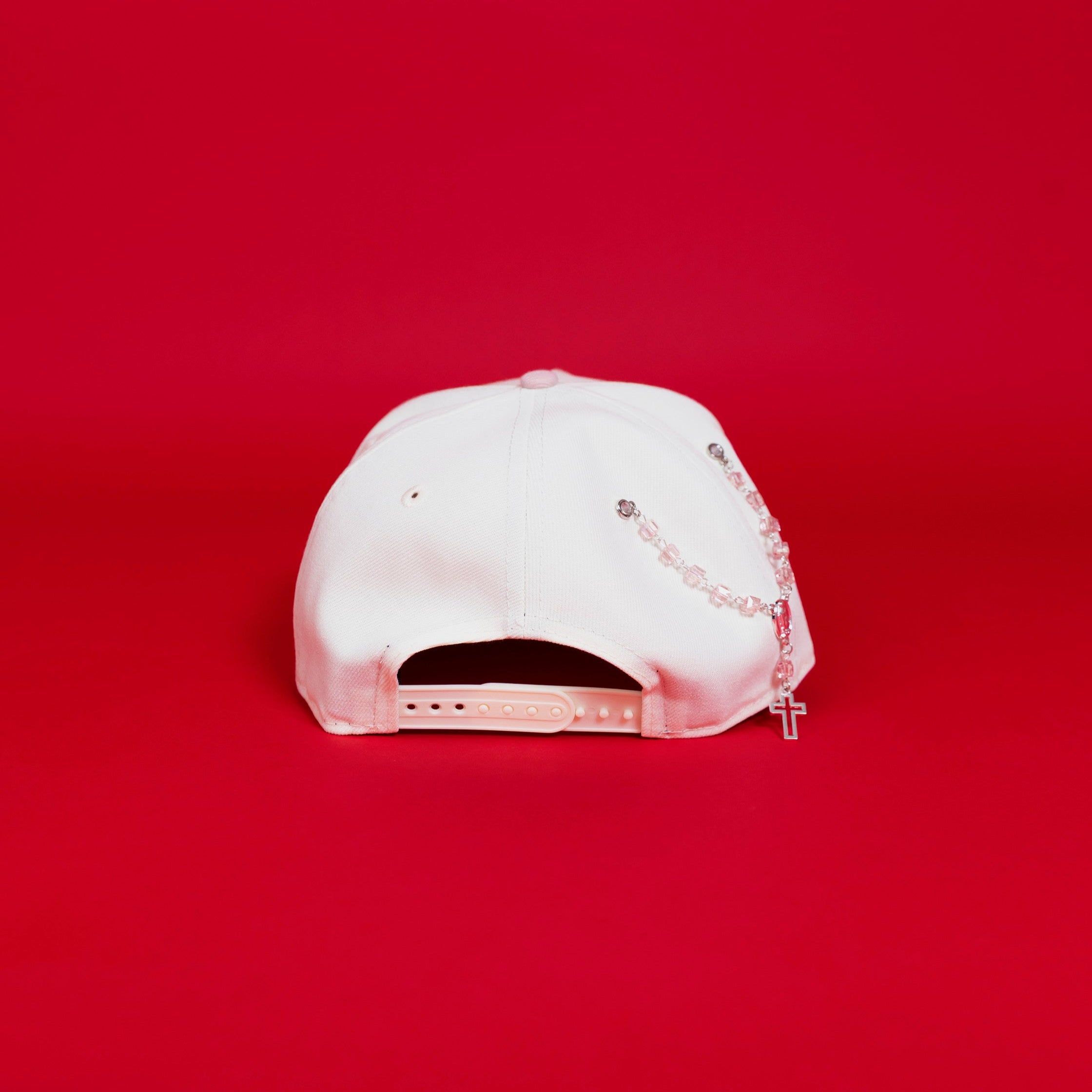 NEW ERA EXCLUSIVE 9FIFTY A-FRAME CHROME/ SOFT PINK LOS ANGELES DODGERS SNAPBACK W/ ROSES-Maverick