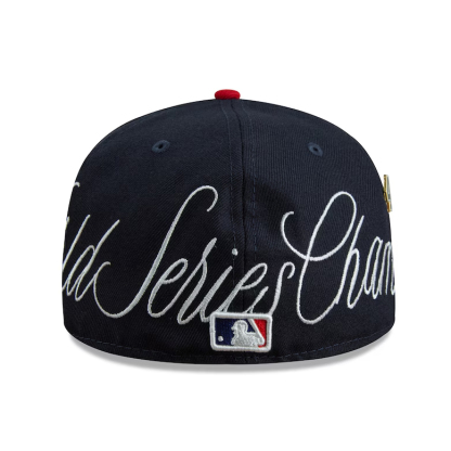 NEW ERA ATLANTA BRAVES HISTORIC WORLD SERIES CHAMPIONS 59FIFTY EMBROIDERED CASUAL BASEBALL CAP-Maverick