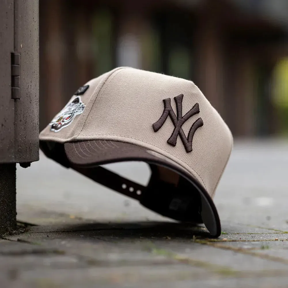 NEW ERA 9FORTY A-FRAME MLB NEW YORK YANKEES WORLD SERIES 1998 TWO TONE / GREY UV SNAPBACK-Maverick