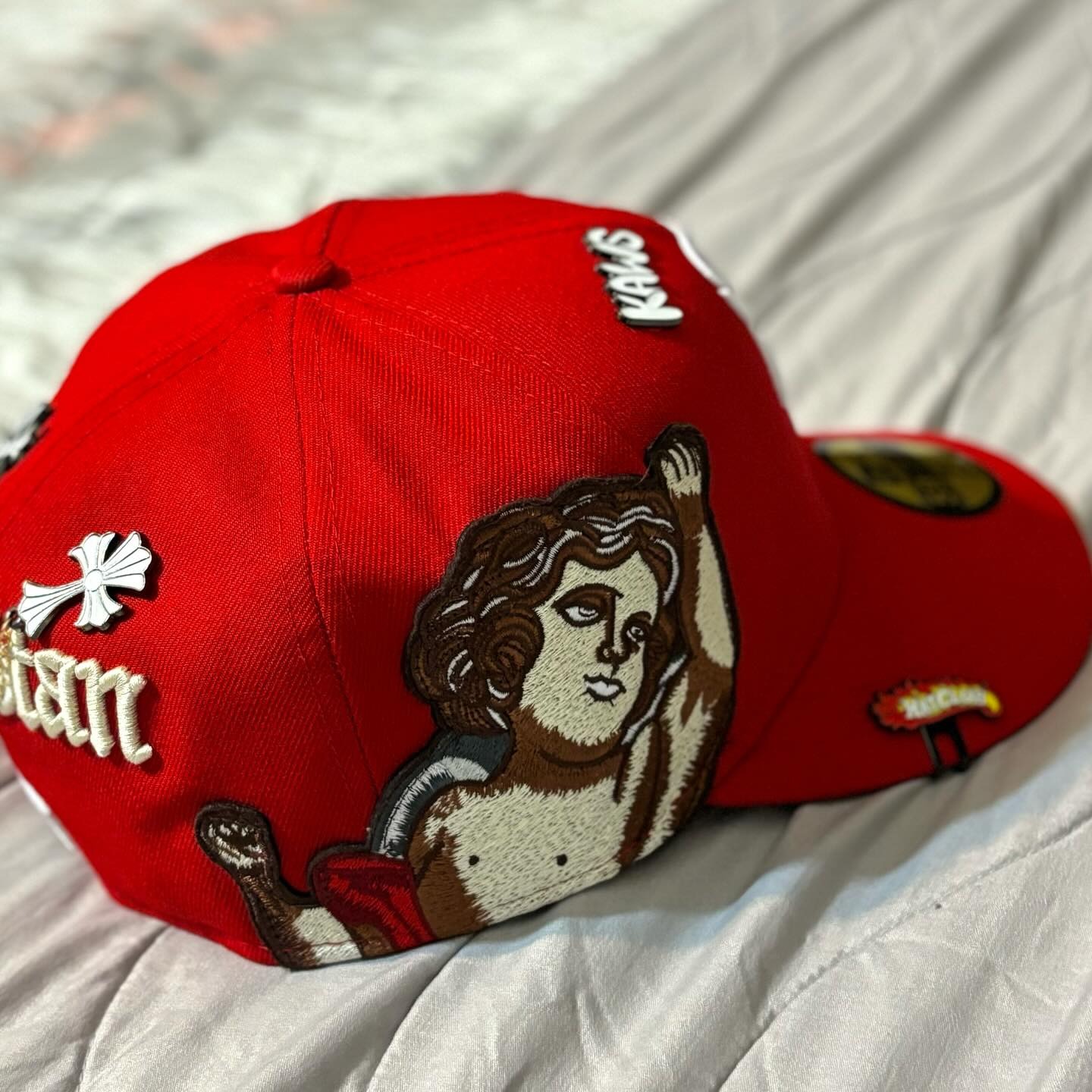 NEW ERA JON STAN CHICAGO WHITE SOX RED EMBROIDERED CASUAL BASEBALL CAP-Maverick