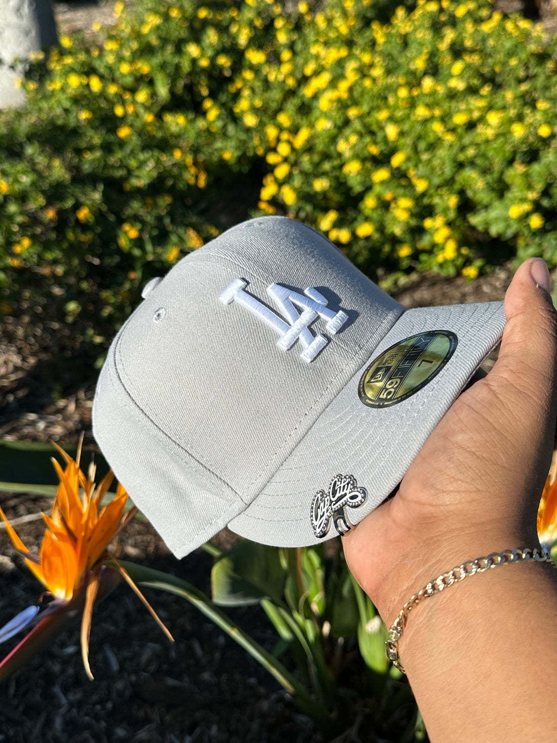 NEW ERA EXCLUSIVE 59FIFTY SMOKE GREY LOS ANGELES DODGERS-Maverick