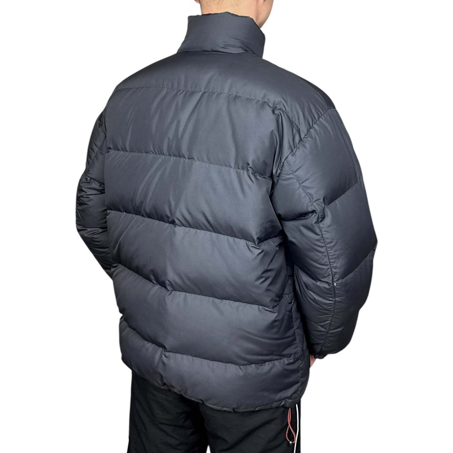 Vintage Y2K Puffer Daunenjacke Schwarz-Maverick