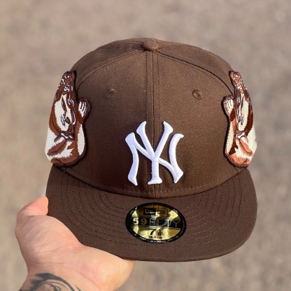 NEW ERA JON STAN HYPE BROWN NEW YORK YANKEES EMBROIDERED CASUAL BASEBALL CAP-Maverick