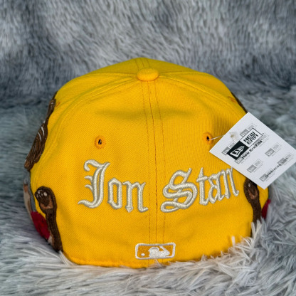 NEW ERA NEW YORK YANKEES JON STAN YELLOW EMBROIDERED CASUAL BASEBALL CAP-Maverick