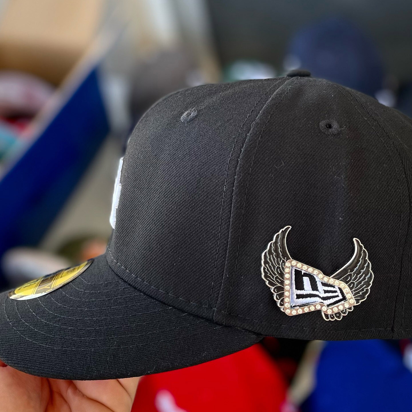 NEW ERA LA DODGERS OF BORDADO LATERAL EMBROIDERED CASUAL BASEBALL CAP-Maverick