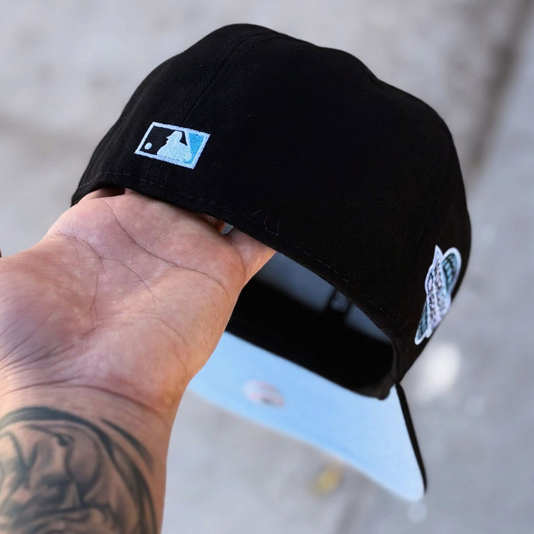NEW ERA CHICAGO WHITE SOX COMIC CLOUD BLACK EMBROIDERED CASUAL BASEBALL CAP-Maverick