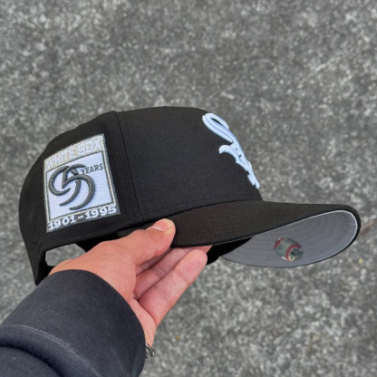 NEW ERA CHICAGO WHITE SOX 95 ANIVERSARIO EMBROIDERED CASUAL BASEBALL CAP-Maverick