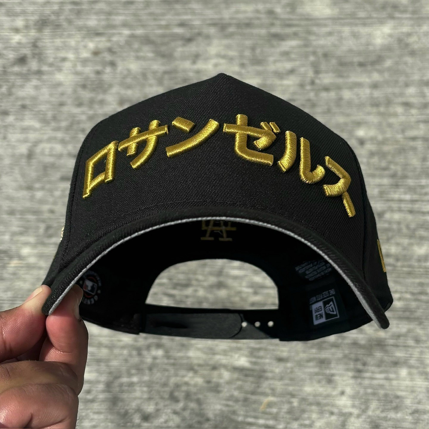 NEW ERA LA DODGERS SHOHEI OHTANI GOLD ORO EMBROIDERED CASUAL BASEBALL CAP-Maverick