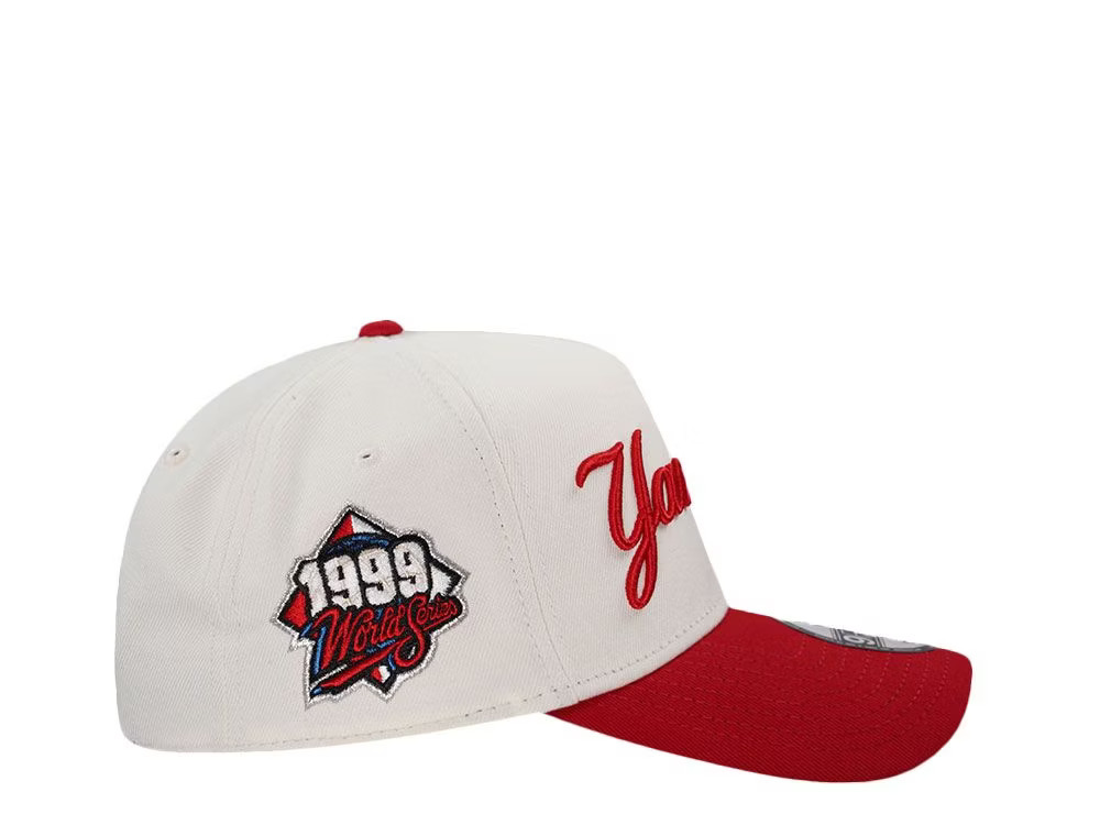 NEW ERA NEW YORK YANKEES WORLD SERIES 1999 CHROME TWO TONE EDITION 9FORTY A FRAME SNAPBACK HAT-Maverick