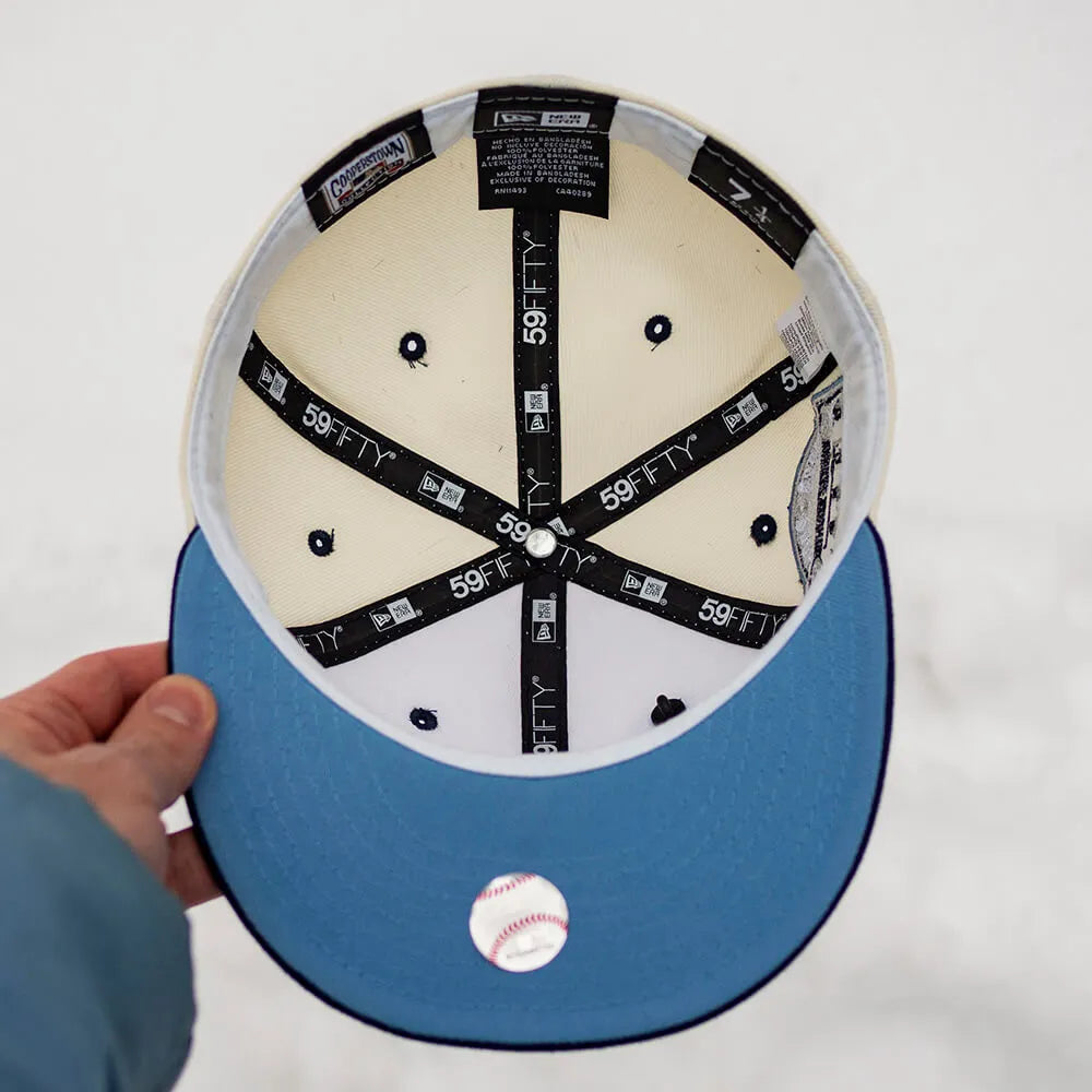 NEW ERA 59FIFTY MLB NEW YORK YANKEES YANKEE STADIUM 2008 TWO TONE/ SKY BLUE UV-Maverick