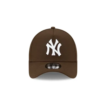 NEW ERA NEW YORK YANKEES COLOR FLIP BROWN 9FORTY A-FRAME SNAPBACK HAT-Maverick