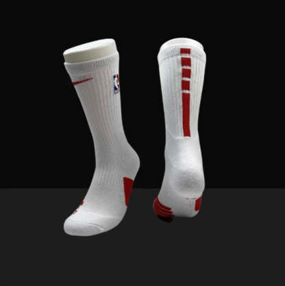 Hoop ArmourElite Socks White/Red-Maverick
