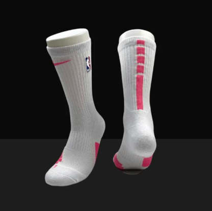 Hoop ArmourElite Socks White/Pink-Maverick