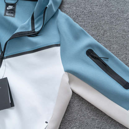   Tech Fleece Blue and White