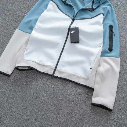   Tech Fleece Blue and White