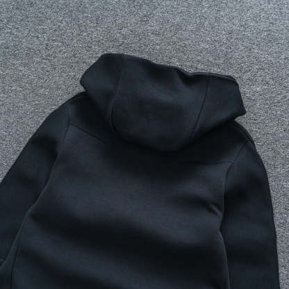Black Tech Fleece Tracksuit