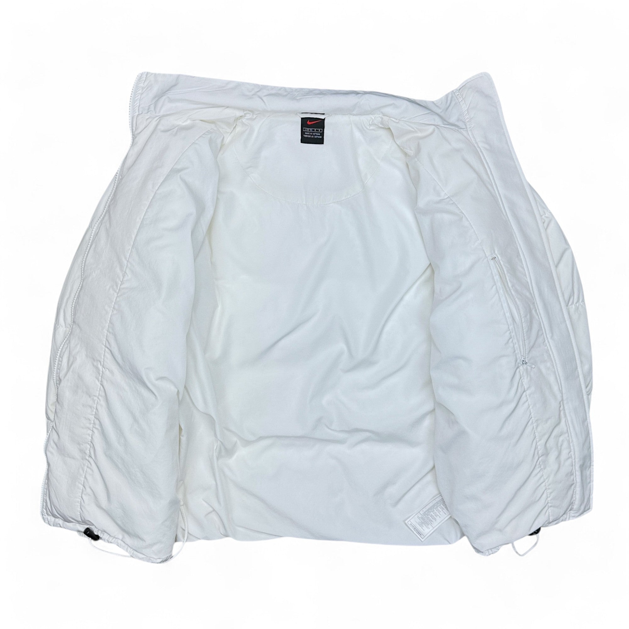 Vintage 90s Rare Down Spellout Pufferjacke Wei?-Maverick