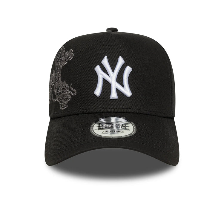 NEW YORK YANKEES MLB BLACK SNAKE ICON / NEW ERA 9FORTY A-FRAME-Maverick
