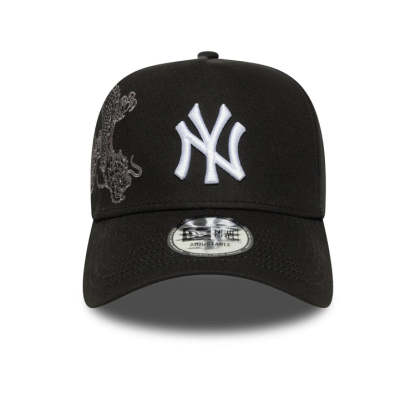 NEW YORK YANKEES MLB BLACK SNAKE ICON / NEW ERA 9FORTY A-FRAME-Maverick