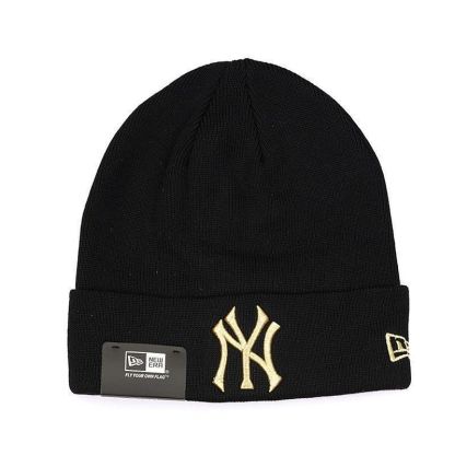 NEW ERA NEW YORK YANKEES EMBROIDERED CUFFED KNIT HAT-Maverick