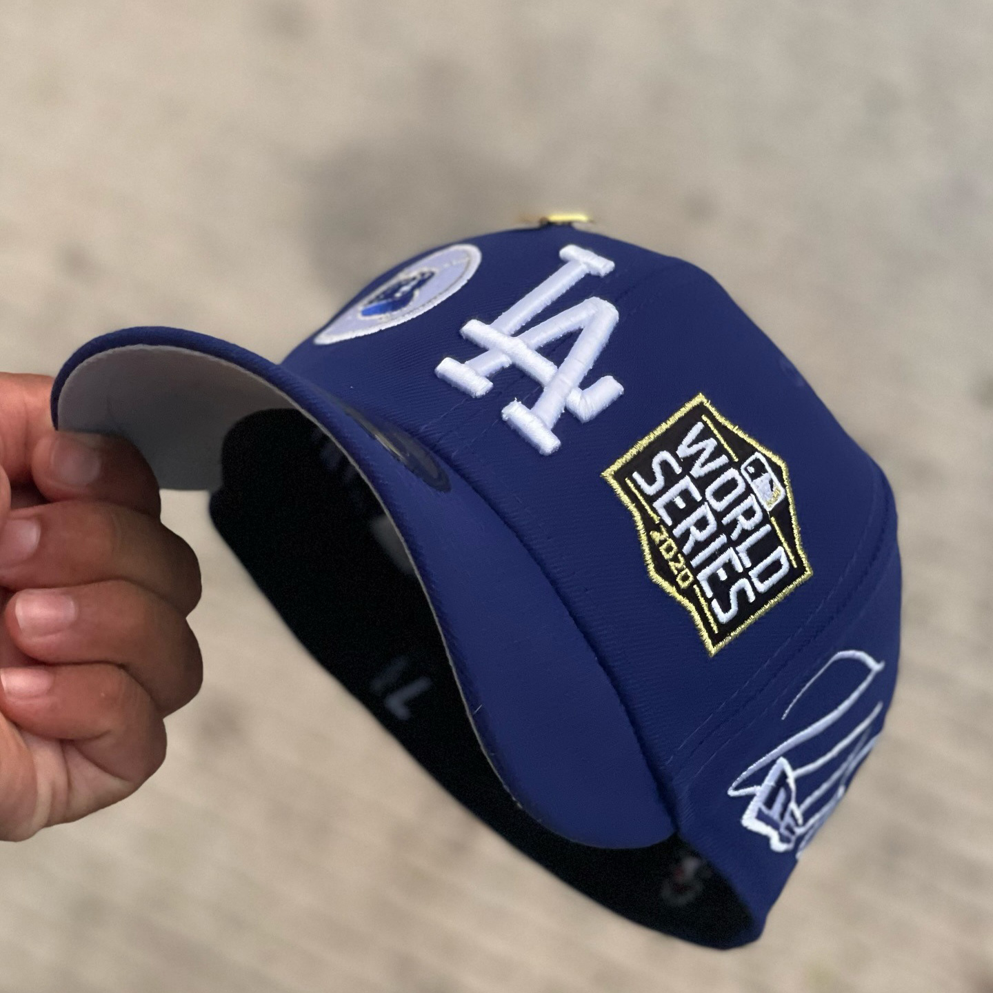 NEW ERA LOS ANGELES DODGERS HISTORIC CHAMPS ROYAL EMBROIDERED CASUAL BASEBALL CAP-Maverick