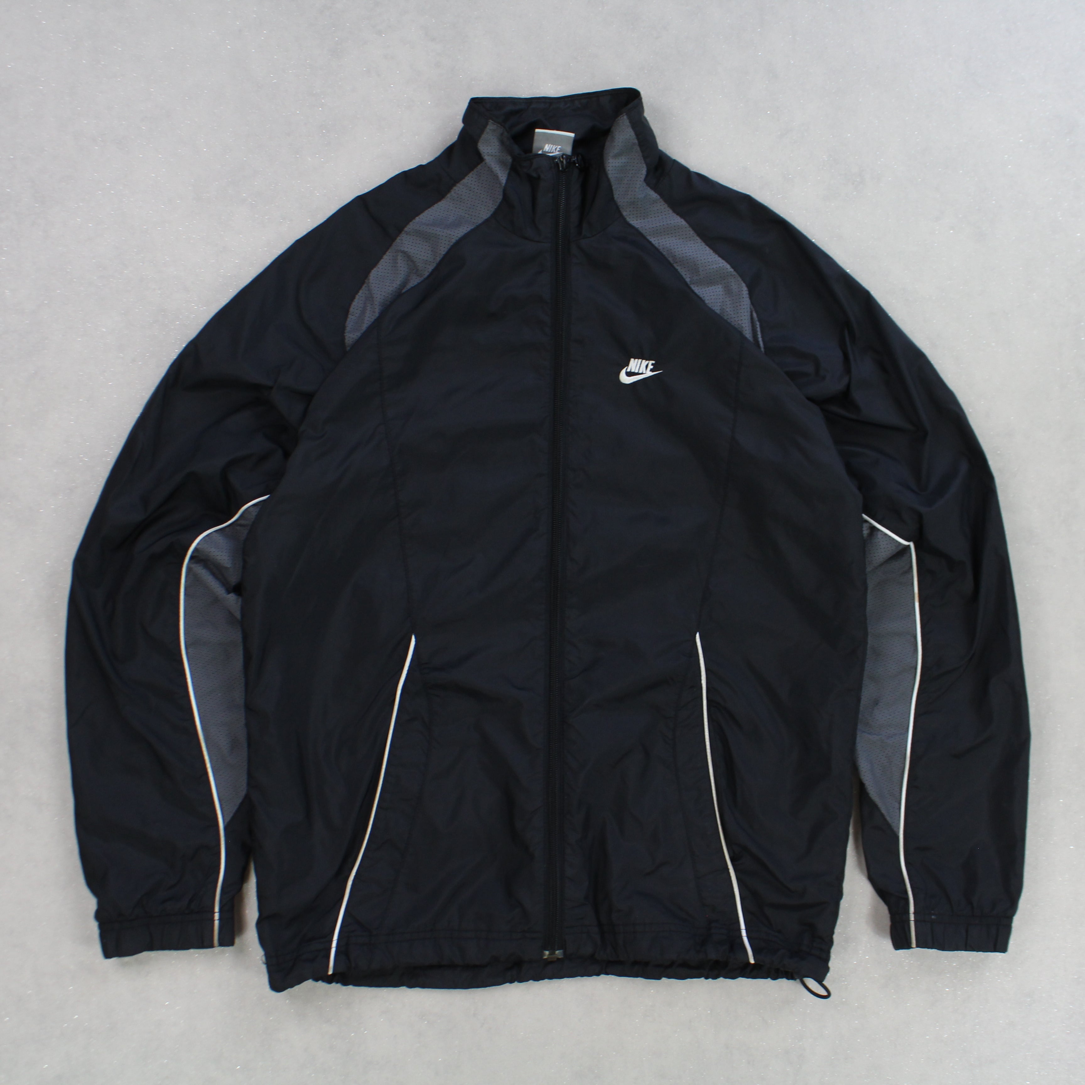 RARE 00s Track Jacket Black-Maverick