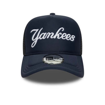 NEW YORK YANKEES MLB NAVY BLACK UV / NEW ERA A-FRAME TRUCKER-Maverick