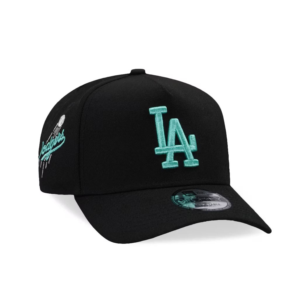 NEW ERA LOS ANGELES DODGERS BLACK TIFFANY PRIME EDITION 9FORTY A FRAME SNAPBACK CAP-Maverick