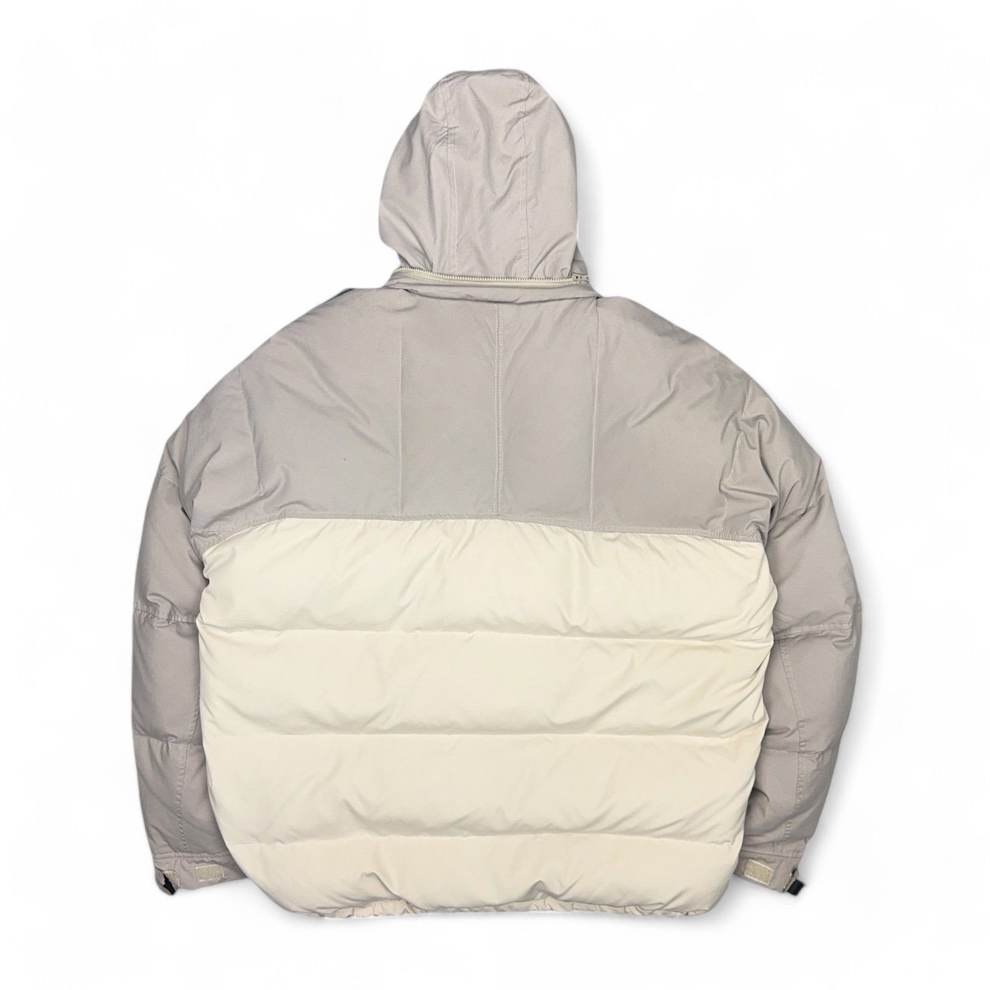 Vintage Y2K Puffer Daunenjacke Beige-Maverick