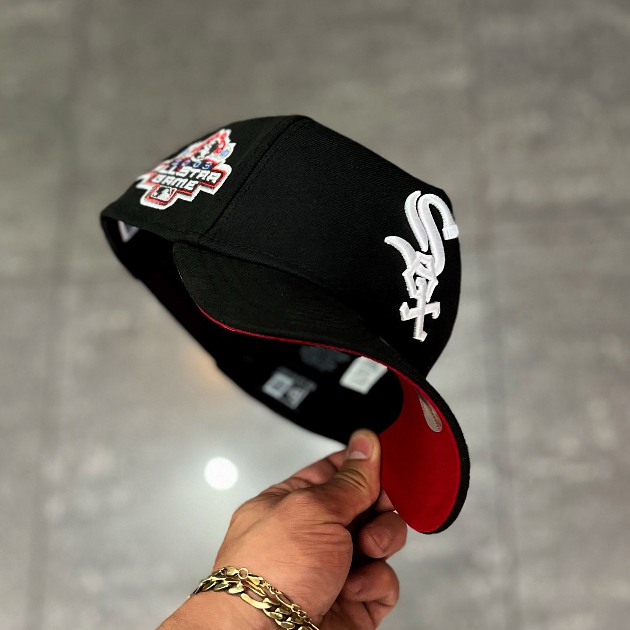 NEW ERA NWT BLACK CHICAGO WHITE SOX 2003 ALL STAR GAME EMBROIDERED CASUAL BASEBALL CAP-Maverick