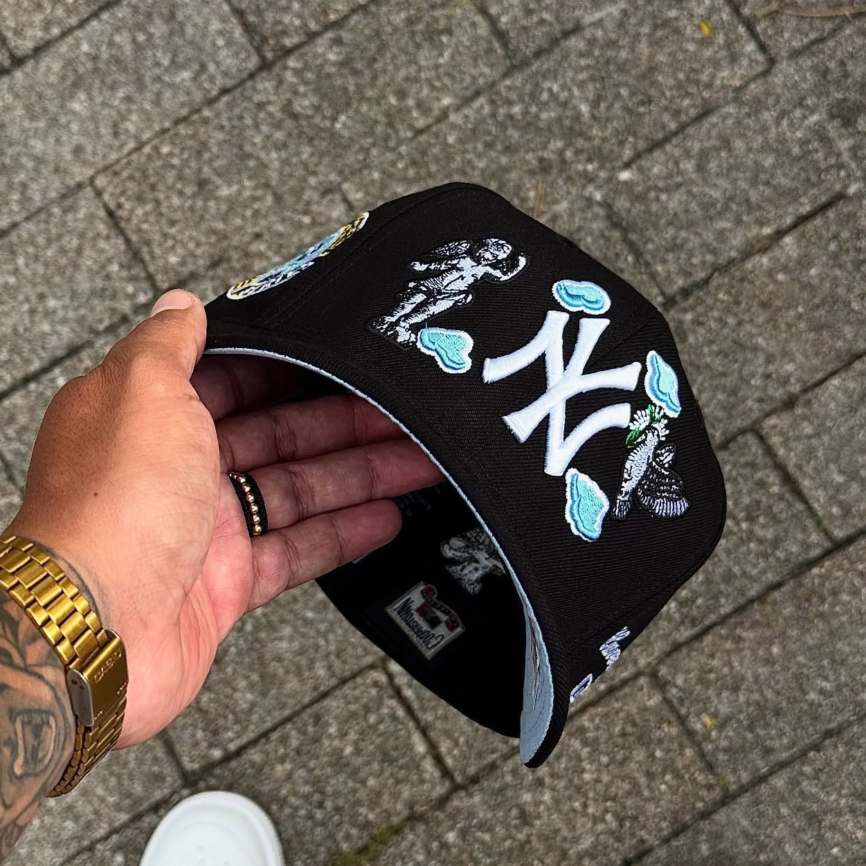 NEW ERA NY YANKEES OF WORLD SERIES EMBROIDERED CASUAL BASEBALL CAP-Maverick