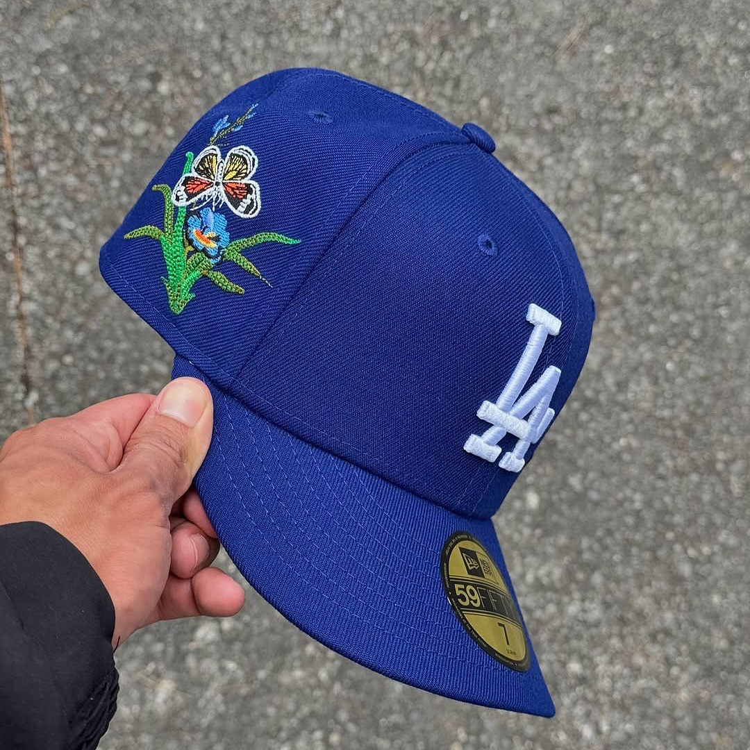 NEW ERA LOS ANGELES DODGERS EMBROIDERED CASUAL BASEBALL CAP-Maverick
