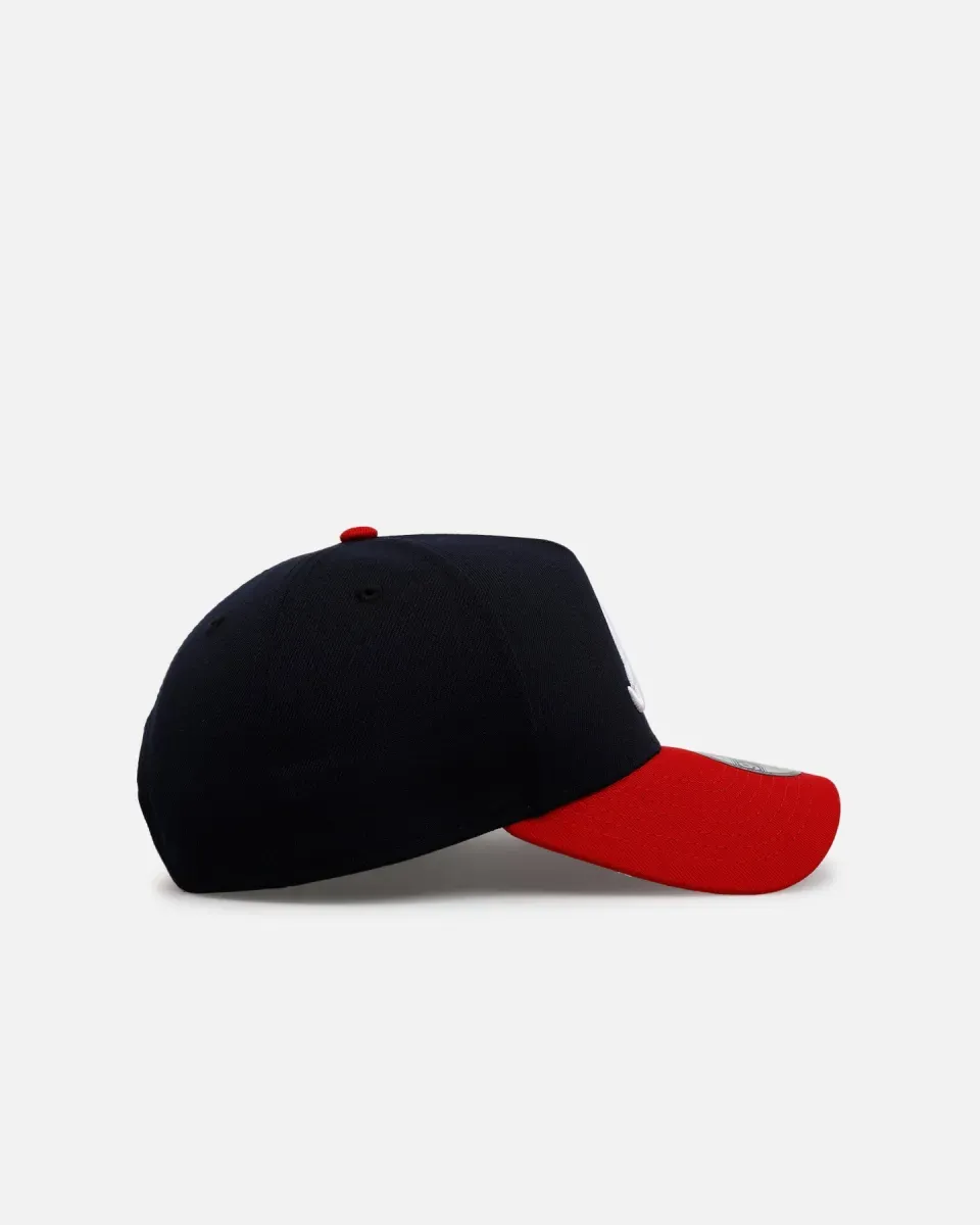 NEW ERA ATLANTA BRAVES 'TEAM COLOR HEARTS' 9FORTY A-FRAME SNAPBACK NAVY/RED-Maverick