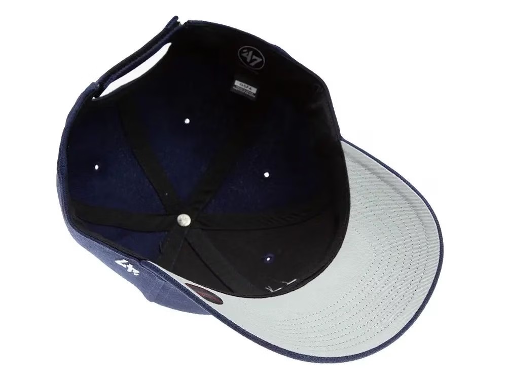 NEW ERA X 47BRAND NEW YORK YANKEES CLASSIC CURVED LIGHT NAVY STRAPBACK HAT-Maverick