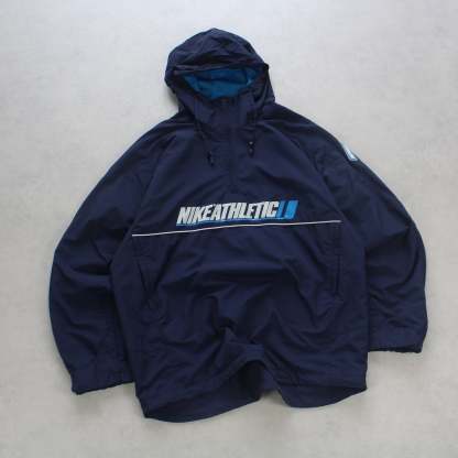 RARE 2000s Hooded Jacket Navy-Maverick