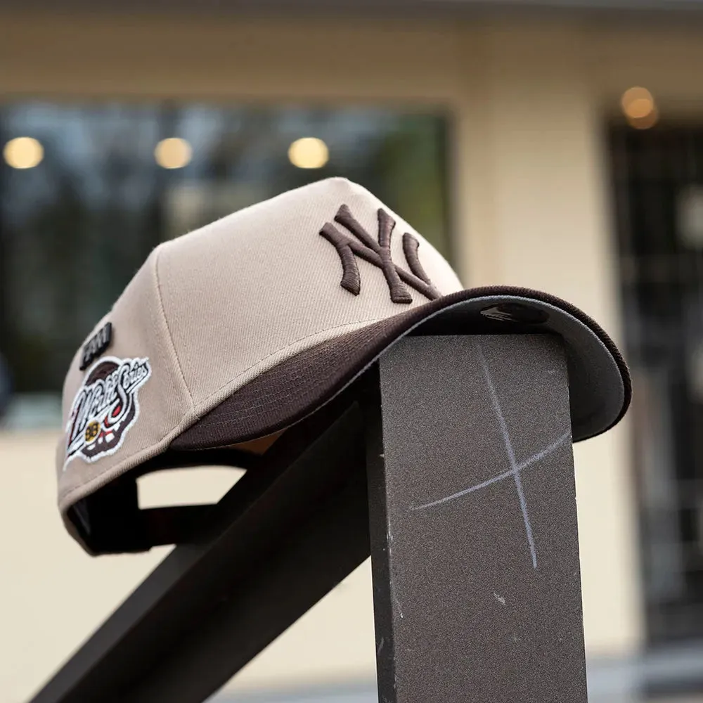NEW ERA 9FORTY A-FRAME MLB NEW YORK YANKEES WORLD SERIES 1998 TWO TONE / GREY UV SNAPBACK-Maverick