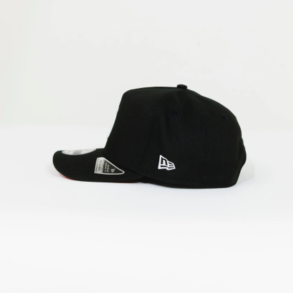 NEW ERA EXCLUSIVE 9FIFTY A-FRAME BLACK NEW YORK YANKEES SNAPBACK W/ 1999 WORLD SERIES SIDE PATCH-Maverick