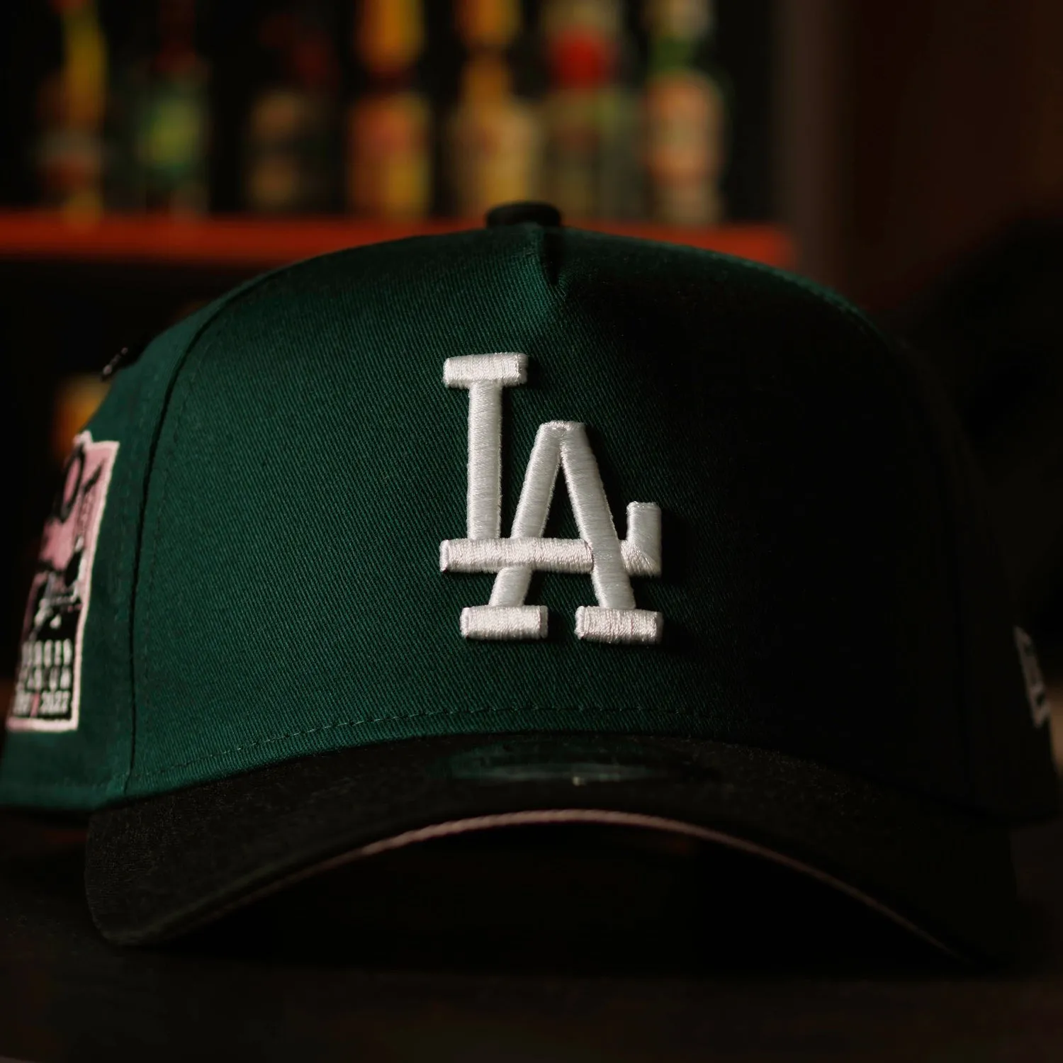 NEW ERA 9FORTY A-FRAME LOS ANGELES DODGERS 60TH ANNIVERSARY TWO TONE / PINK UV SNAPBACK CAP-Maverick