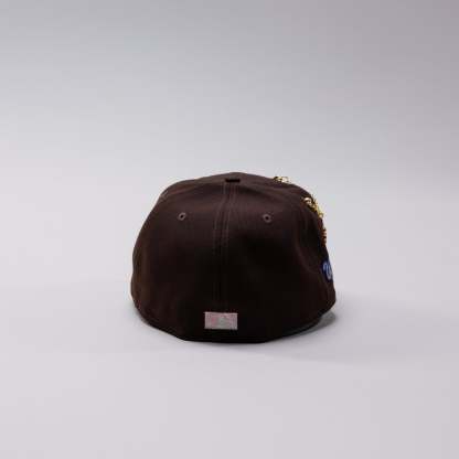 NEW ERA 59FIFTY BROWN ATLANTA BRAVES W/ 1992 WORLD SERIES SIDE PATCH-Maverick