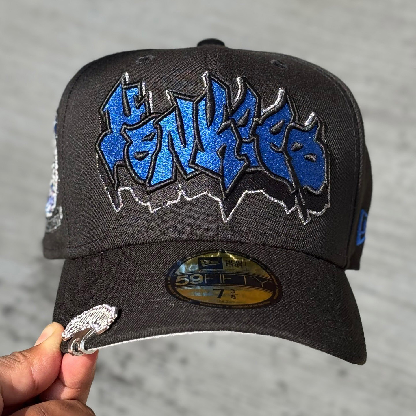 NEW ERA NEW YORK YANKEES NAVY GRAFFITI 2000 SUBWAY SERIES EMBROIDERED CASUAL BASEBALL CAP-Maverick