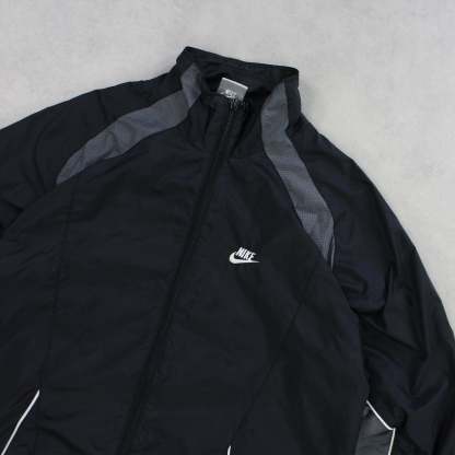 RARE 00s Track Jacket Black-Maverick