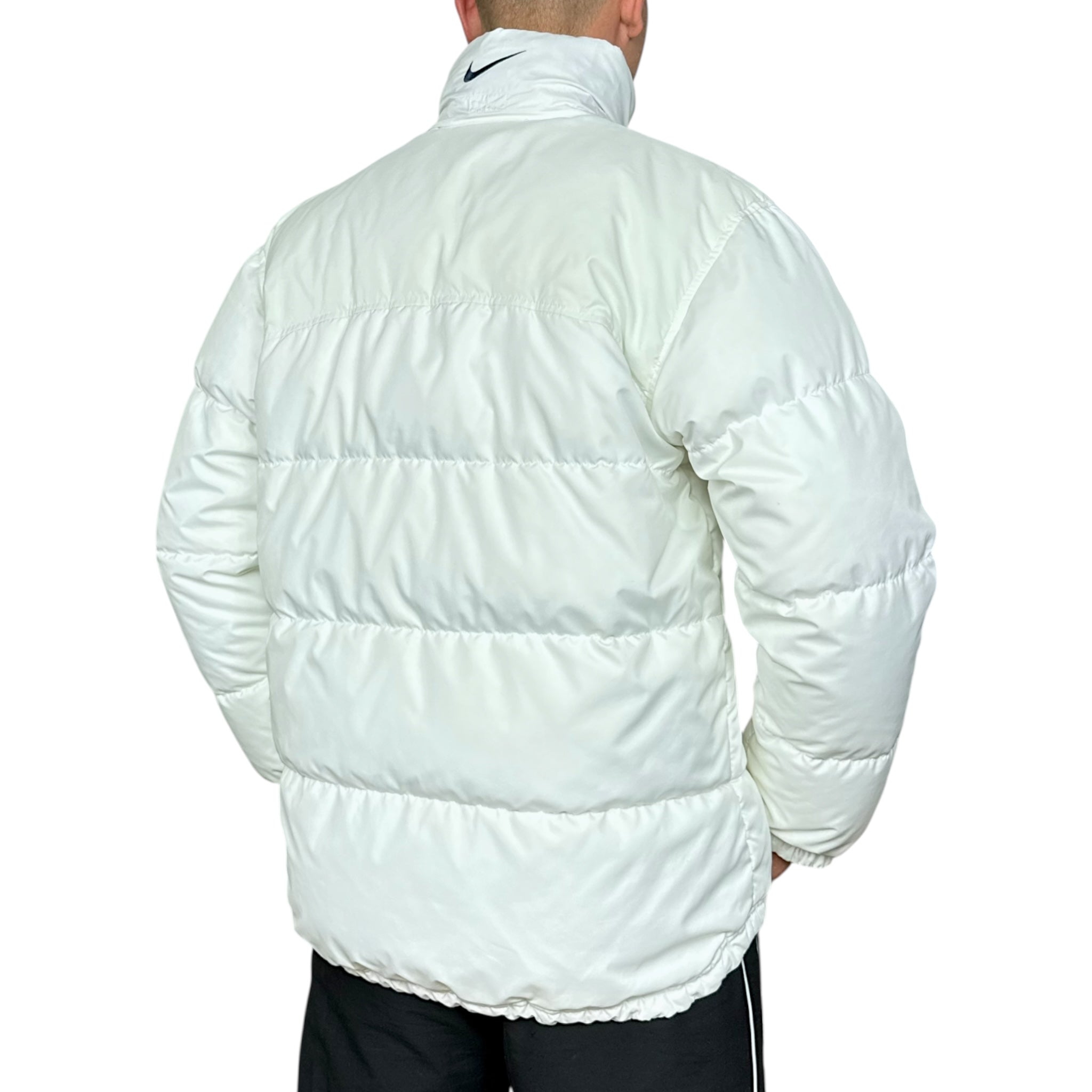 Vintage Y2K Puffer Daunenjacke Wei?-Maverick