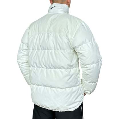 Vintage Y2K Puffer Daunenjacke Wei?-Maverick