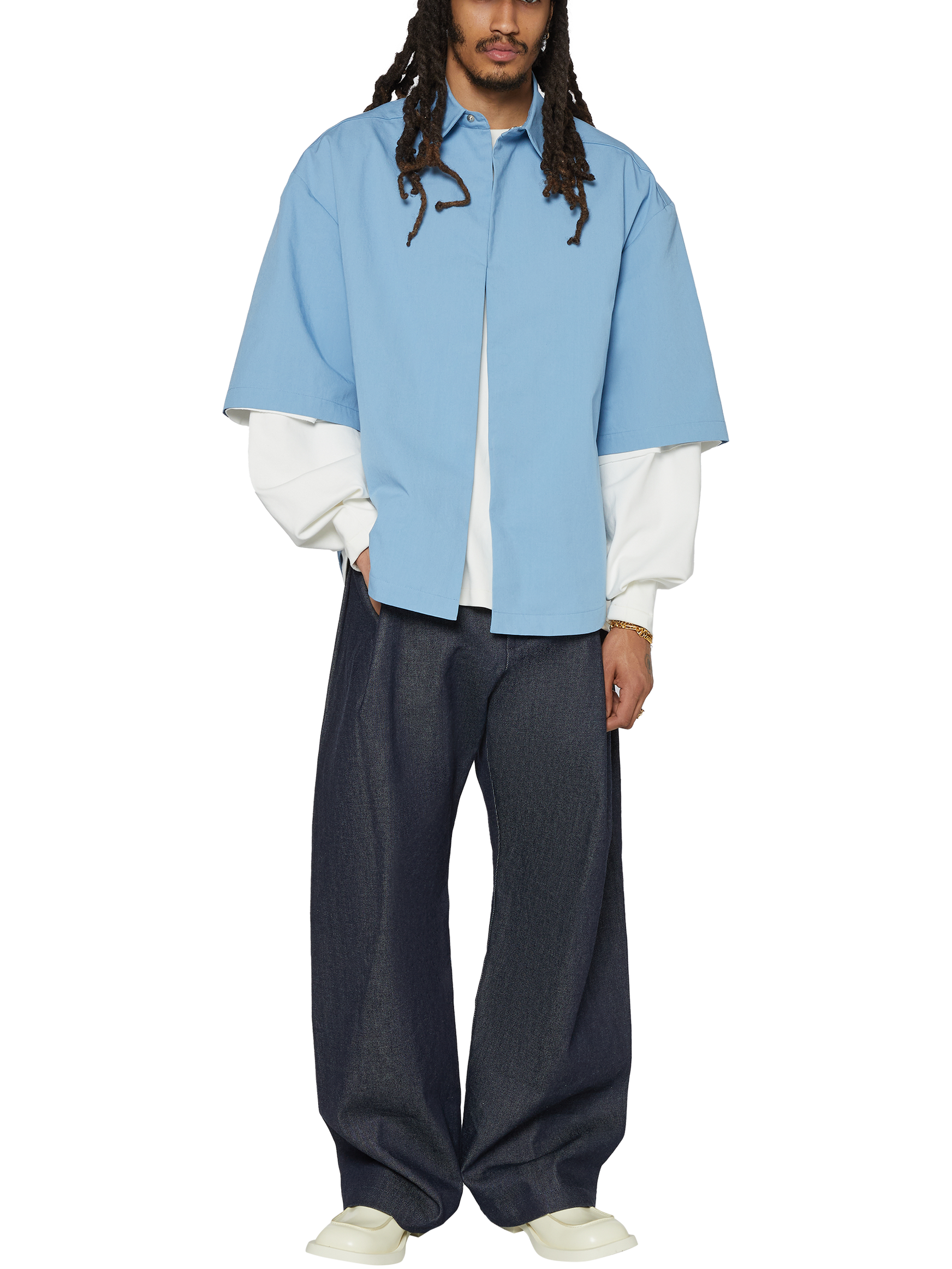 DENIM 440 BERMUDA JEANS IN INDIGO-Maverick