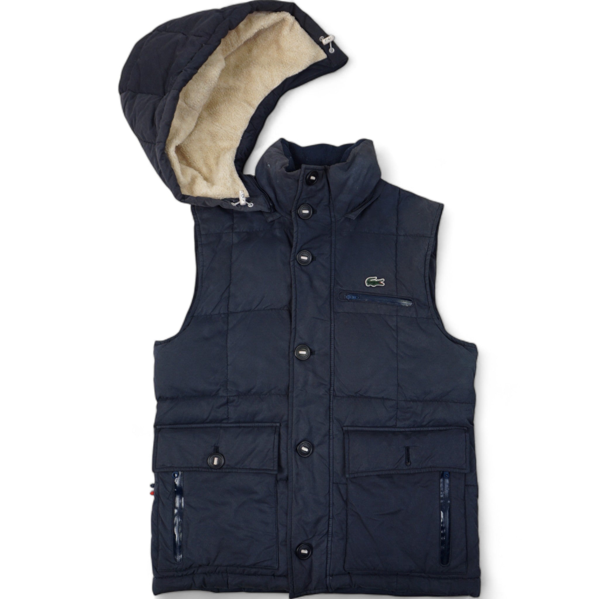 Lacoste Vintage Puffer Vest-Maverick