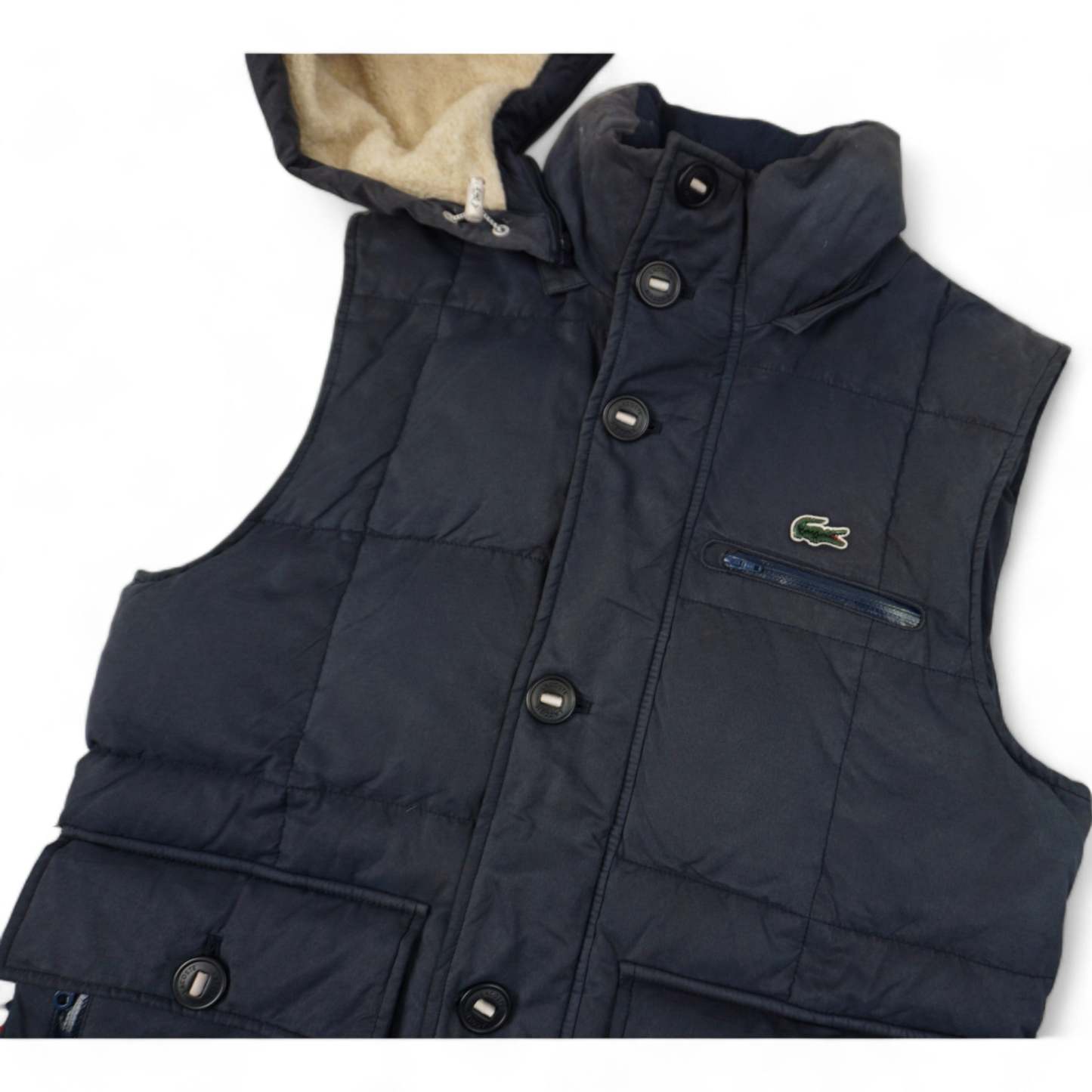 Lacoste Vintage Puffer Vest-Maverick