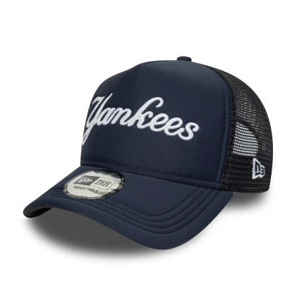 NEW YORK YANKEES MLB NAVY BLACK UV / NEW ERA A-FRAME TRUCKER-Maverick