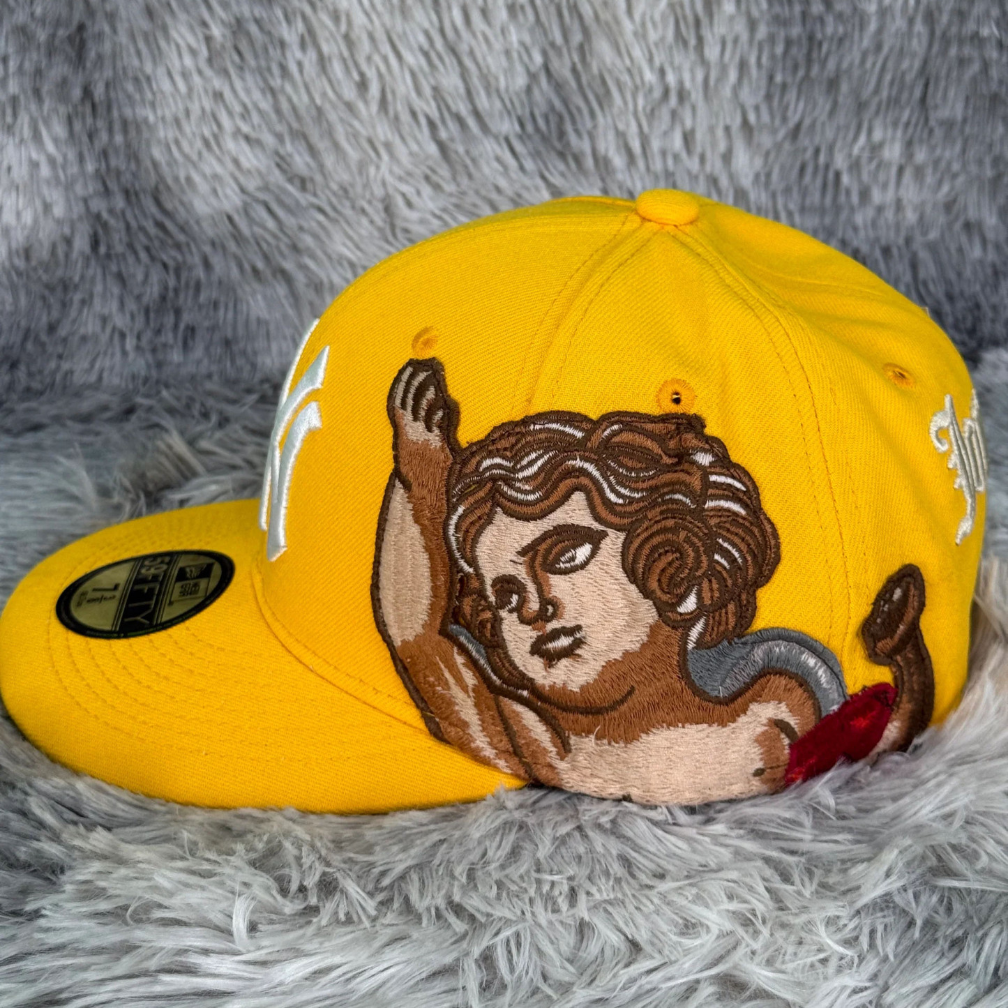 NEW ERA NEW YORK YANKEES JON STAN YELLOW EMBROIDERED CASUAL BASEBALL CAP-Maverick