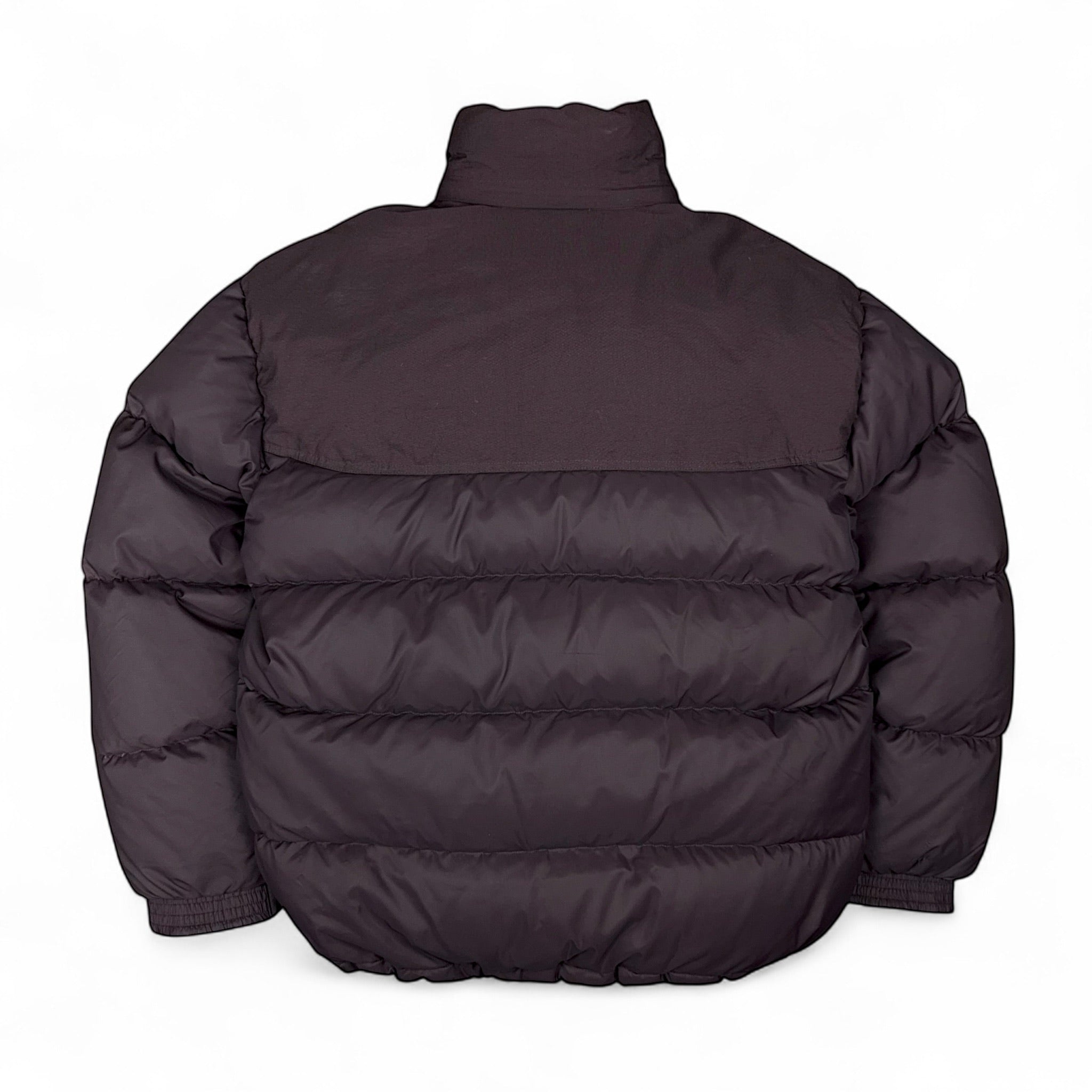 Vintage Y2K Puffer Daunenjacke Rotwein-Maverick