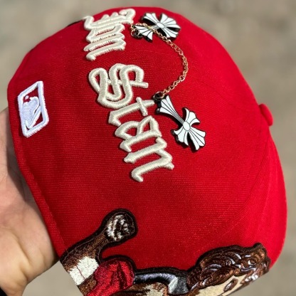 NEW ERA JON STAN CHICAGO WHITE SOX RED EMBROIDERED CASUAL BASEBALL CAP-Maverick